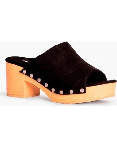 Sandalias de Mujer KESLEM ZUECO M4418 NEGRO