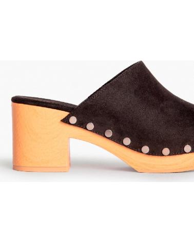 Sandalias de Mujer KESLEM ZUECO M4418 NEGRO