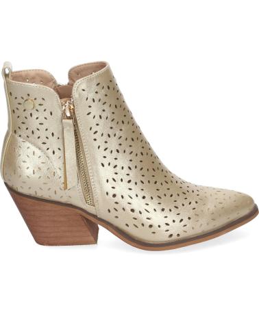 Bottines-De-Mujer-PUNTOSALAO-BOTINES-DORADOS-DE-TACON-COMODO-CALADOS-PARA-MUJER-VR003-VARIOS-COLORES