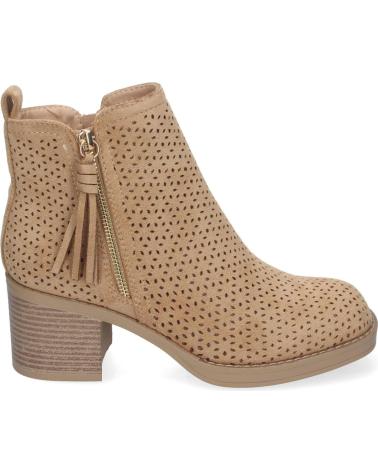 Woman Mid boots PUNTOSALAO BOTINES DE TACON BAJO CALADOS COLOR TAUPE PARA MUJER VR002 VARIOS COLORES