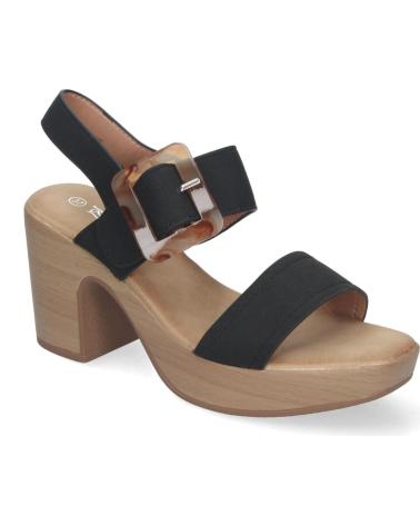 Sandalias-De-Mujer-PUNTOSALAO-SANDALIAS-DE-TACON-Y-PLATAFORMA-PARA-MUJER-HEBILLA-NACARADA-NEGRO