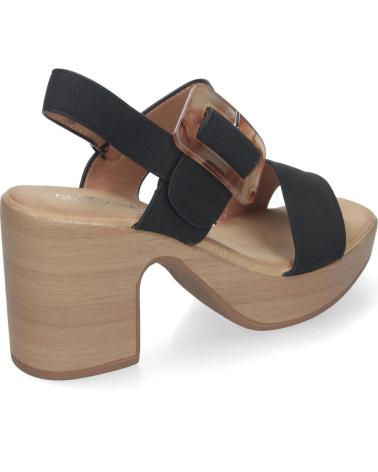 Sandalias-De-Mujer-PUNTOSALAO-SANDALIAS-DE-TACON-Y-PLATAFORMA-PARA-MUJER-HEBILLA-NACARADA-NEGRO
