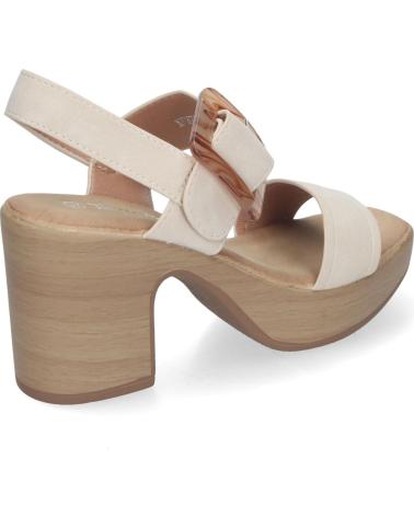 Sandali-De-Mujer-PUNTOSALAO-SANDALIAS-DE-TACON-Y-PLATAFORMA-PARA-MUJER-HEBILLA-NACARADA-BEIGE