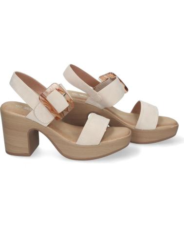 Sandali-De-Mujer-PUNTOSALAO-SANDALIAS-DE-TACON-Y-PLATAFORMA-PARA-MUJER-HEBILLA-NACARADA-BEIGE