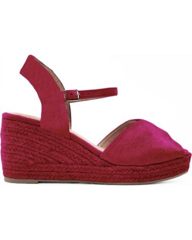 Sandales pour Femme PUNTOSALAO SANDALIAS DE CUNA MEDIA EN YUTE EN COLOR FUCSIA PARA MUJER VARIOS COLORES