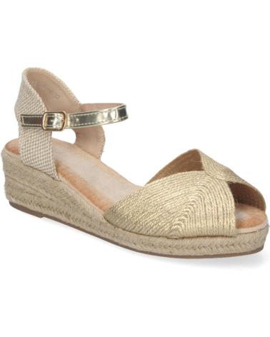 Sandales-De-Mujer-PUNTOSALAO-SANDALIAS-DORADAS-DE-CUNA-EN-YUTE-BAJAS-ELEGANTES-MUJER-XJY--AMARILLO