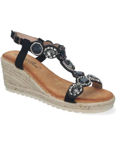 Sandales-De-Mujer-PUNTOSALAO-SANDALIAS-DE-CUNA-CON-YUTE-COMODAS-ADORNOS-MUJER-WH-5Q-NEGRO