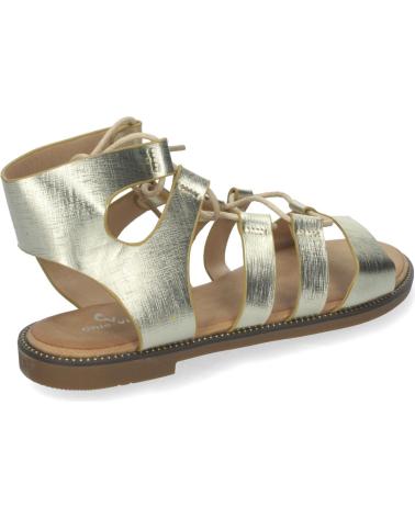 Sandals-De-Mujer-PUNTOSALAO-SANDALIAS-DORADAS-PLANAS-COMODAS-ELEGANTES-CIERRE-CON-CORDON-AMARILLO