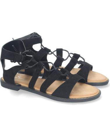 Sandálias-De-Mujer-PUNTOSALAO-SANDALIAS-PLANAS-COMODAS-ELEGANTES-CIERRE-CON-CORDONES-PARA-NEGRO
