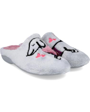 Calzado de casa de Mujer GARZON 7318 275 ZAPATILLAS DE CASA MUJER GRIS