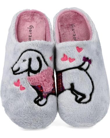 Calzado de casa de Mujer GARZON 7318 275 ZAPATILLAS DE CASA MUJER GRIS