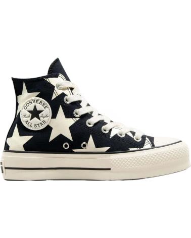 Sportif pour Femme CONVERSE MODELO CHUCK TAYLOR ALL STAR LIFT PARA MUJER COLOR BLANCO-NE BLANCO-NEGRO
