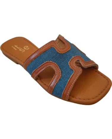 Sandalias de Mujer ITSE TIZ13 2021-JEANS AZUL