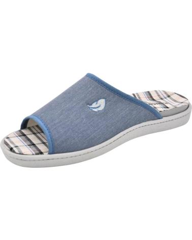 Calzado-De-Casa-De-Hombre-ROAL---ZAPATILLAS-DE-HOGAR-FABRICADO-EN-ALGODON-PLANTILLA-JEANS