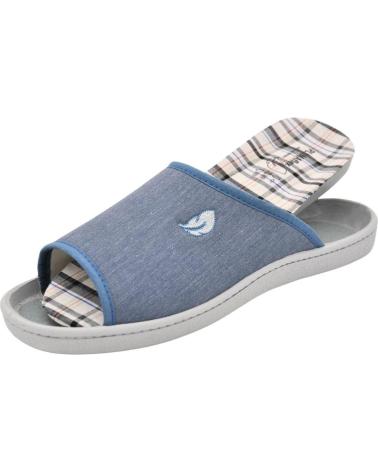 Calzado-De-Casa-De-Hombre-ROAL---ZAPATILLAS-DE-HOGAR-FABRICADO-EN-ALGODON-PLANTILLA-JEANS