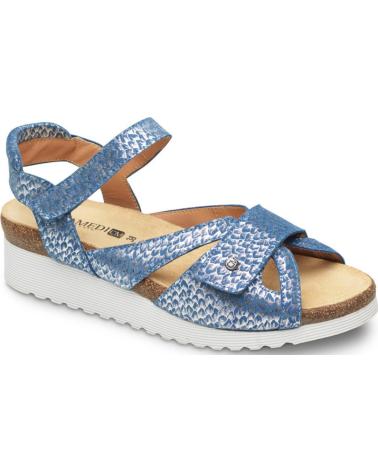 Sandali per Donna CALZAMEDI SANDALIAS ORTOPEDICAS 0804 APERTURA TOTAL AZUL