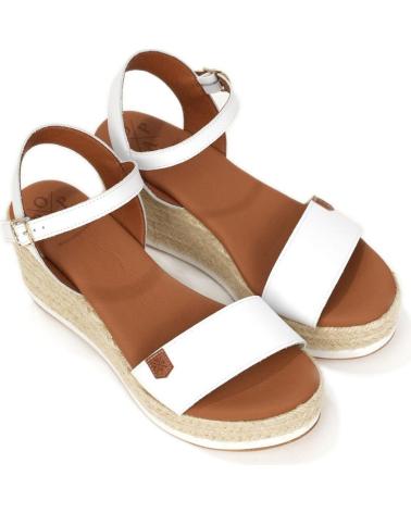 Sandales pour Femme POPA CB23203 001 ARAMBOL PIEL NAPA BLANCO