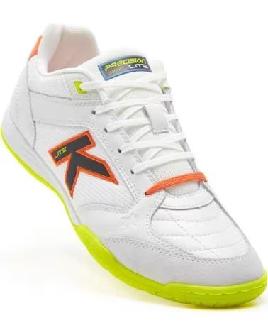 KELME SCARPE DA CALCETTO 55872-100 PRECISION LITE UNISEX BIANCO BLANCO