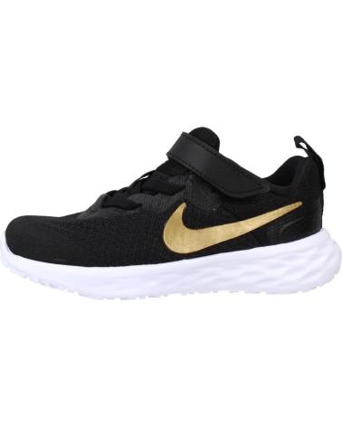 Deportivas de Niña y Niño NIKE ZAPATILLAS NINO MODELO REVOLUTION 6 BABY COLOR NEGRO 002