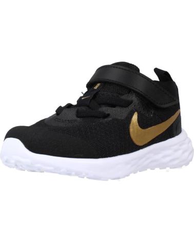 Sneaker für Mädchen und Junge NIKE ZAPATILLAS NINO MODELO REVOLUTION 6 BABY COLOR NEGRO 002