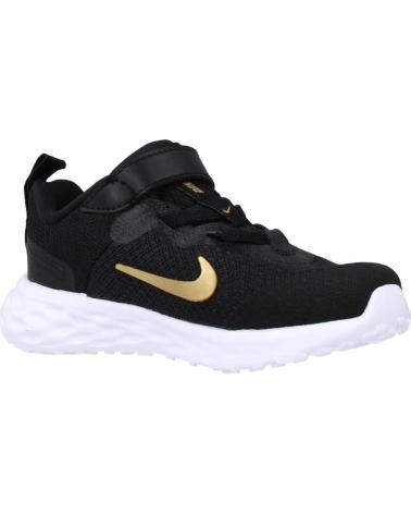 Sneaker für Mädchen und Junge NIKE ZAPATILLAS NINO MODELO REVOLUTION 6 BABY COLOR NEGRO 002