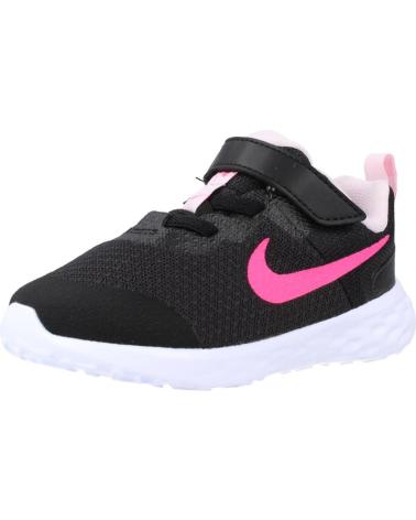 Sneaker für Mädchen und Junge NIKE ZAPATILLAS NINO MODELO REVOLUTION 6 BABY COLOR NEGRO 007