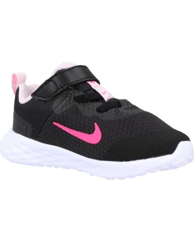 Sneaker für Mädchen und Junge NIKE ZAPATILLAS NINO MODELO REVOLUTION 6 BABY COLOR NEGRO 007