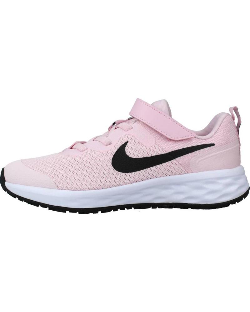 Sneaker für Mädchen NIKE ZAPATILLAS NINO MODELO REVOLUTION 6 LITTLE KID COLOR ROSA 60 608