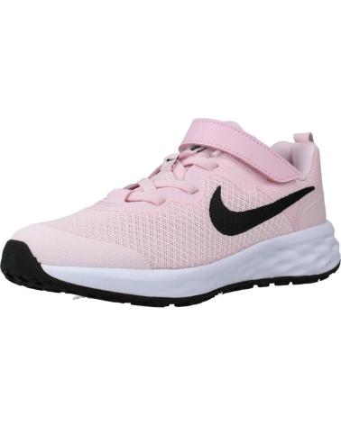 Sneaker für Mädchen NIKE ZAPATILLAS NINO MODELO REVOLUTION 6 LITTLE KID COLOR ROSA 60 608