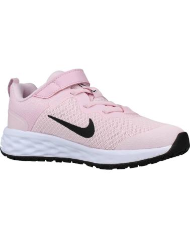 Sneaker für Mädchen NIKE ZAPATILLAS NINO MODELO REVOLUTION 6 LITTLE KID COLOR ROSA 60 608