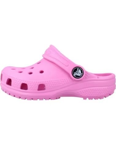 Zuecos de Niña y Niño CROCS CHANCLAS NINA MODELO CLASSIC CLOG T COLOR ROSA TAFFYPINK