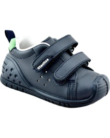 Deportivas de Niña y Niño TITANITOS DEPORTIVO DE PIEL LAVABLE CON SISTEMA STABILIZER NAVY