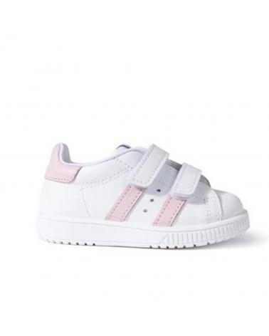 TITANITOS SCARPE SPORTIVE NEW SMASH L750 CON STRAPPO BIANCO E ROSA BLANCO - ROSA
