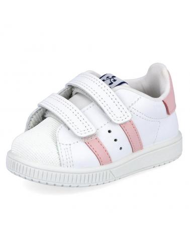 TITANITOS SCARPE SPORTIVE NEW SMASH L750 CON STRAPPO BIANCO E ROSA BLANCO - ROSA