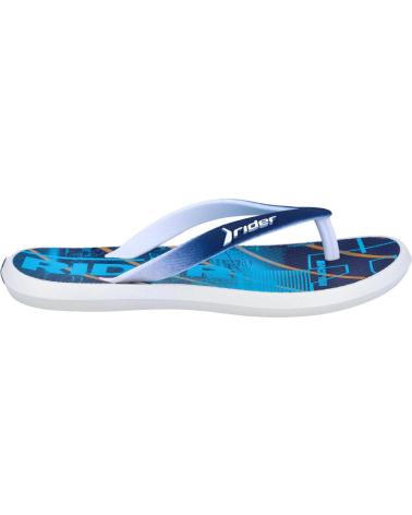 Chanclas de Niño RIDER R 83062 CHANCLAS PLAYA HOMBRE BLANCO AZUL
