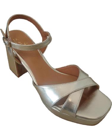 Sandalias de Mujer ITSE 2427 NAPA METAL PLATINO AMARILLO
