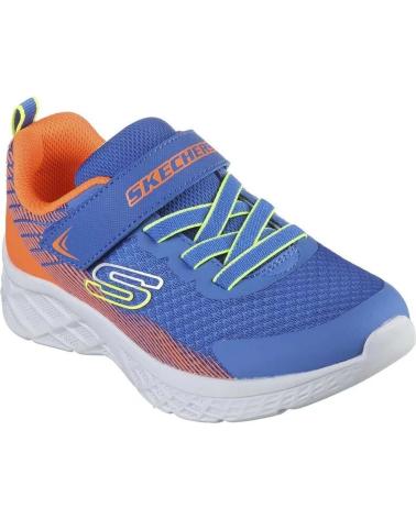 Deportivas de Niña y Niño SKECHERS ZAPATILLAS MICROSPEC II ZOVRIX BLUE