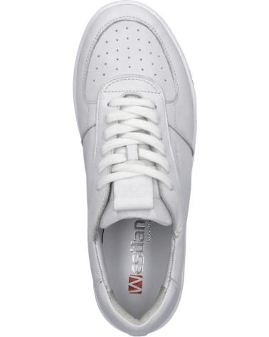 Deportivas de Mujer WESTLAND EVRON-01 PIEL BLANCA BLANCO