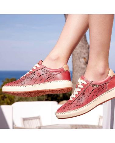 Zapatillas deporte pour Femme PIKOLINOS ZAPATILLAS PIEL CORAL CONFETTI