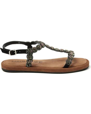 Sandalias de Mujer y Niña LAZAMANI SANDALIA DE TIRAS BLACK