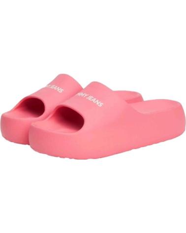 Chanclas-De-Mujer-TOMMY-JEANS-PALAS-CHUNKY-FLATFORM-ROSA