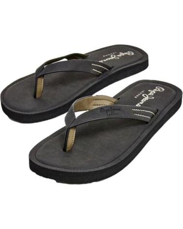 Tongs pour Homme PEPE JEANS PMS70141-999 SURF ISLAND BLACK