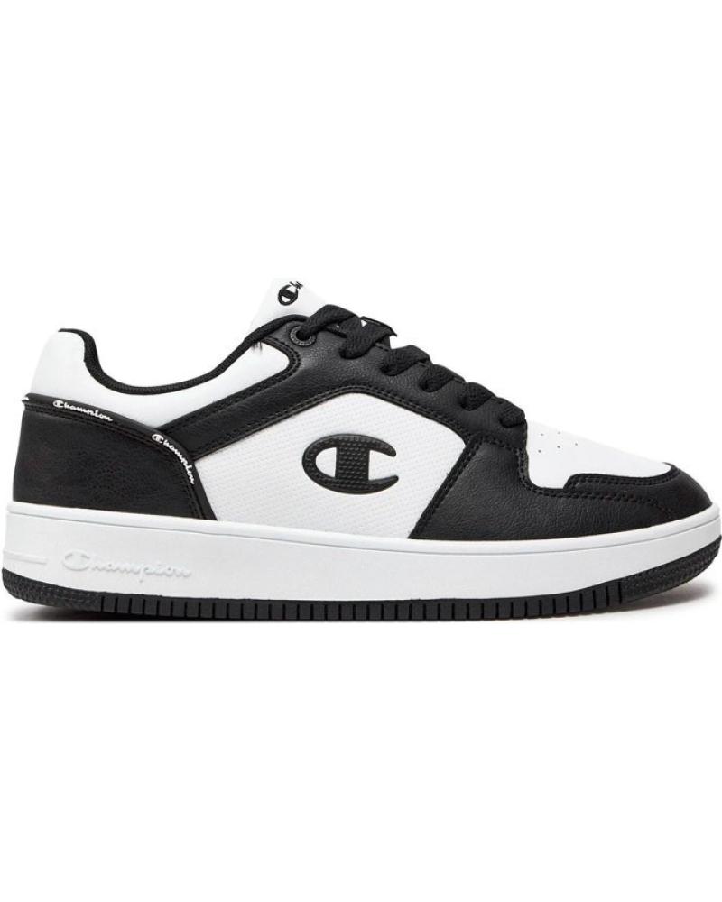 CHAMPION ZAPATILLAS LOW CUT REBOUND 2 0 BLANCAS NEGRO S21906-WW019 CA CLARO