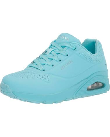 Sportif pour Femme et Fille SKECHERS MUJER UNO STAND ON AIR 73690-LTBL AZUL