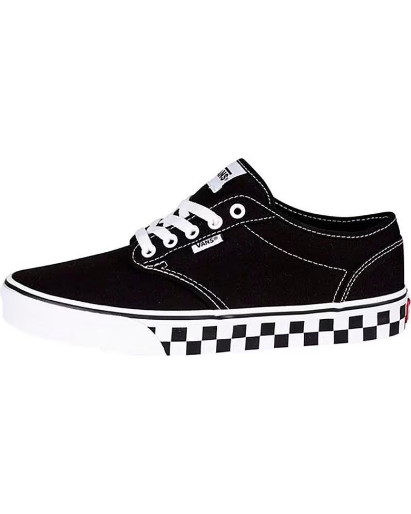 Esportes  de Homem VANS OFF THE WALL VANS ATWOOD CHECKER SIDEWALL VN0A5HTRBLK1 NEGRO