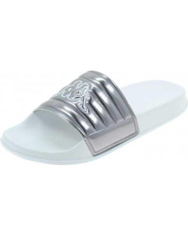 Chanclas de Mujer y Niña KAPPA CHANCLA NOLESIT MUJER PLATA BLANCO