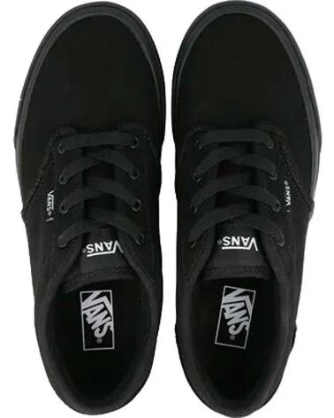 Sneaker-De-Mujer-VANS-OFF-THE-WALL-ZAPATILLAS-VANS-JUNIOR-NEGRA-NEGRO