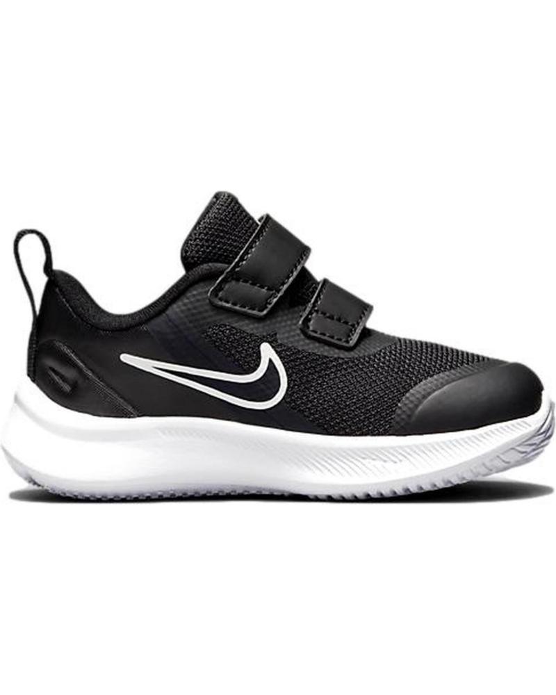 Woman and girl and boy Trainers NIKE ZAPATILLAS NEGRAS STRUR RUNNER 3 DA2778 NEGRO
