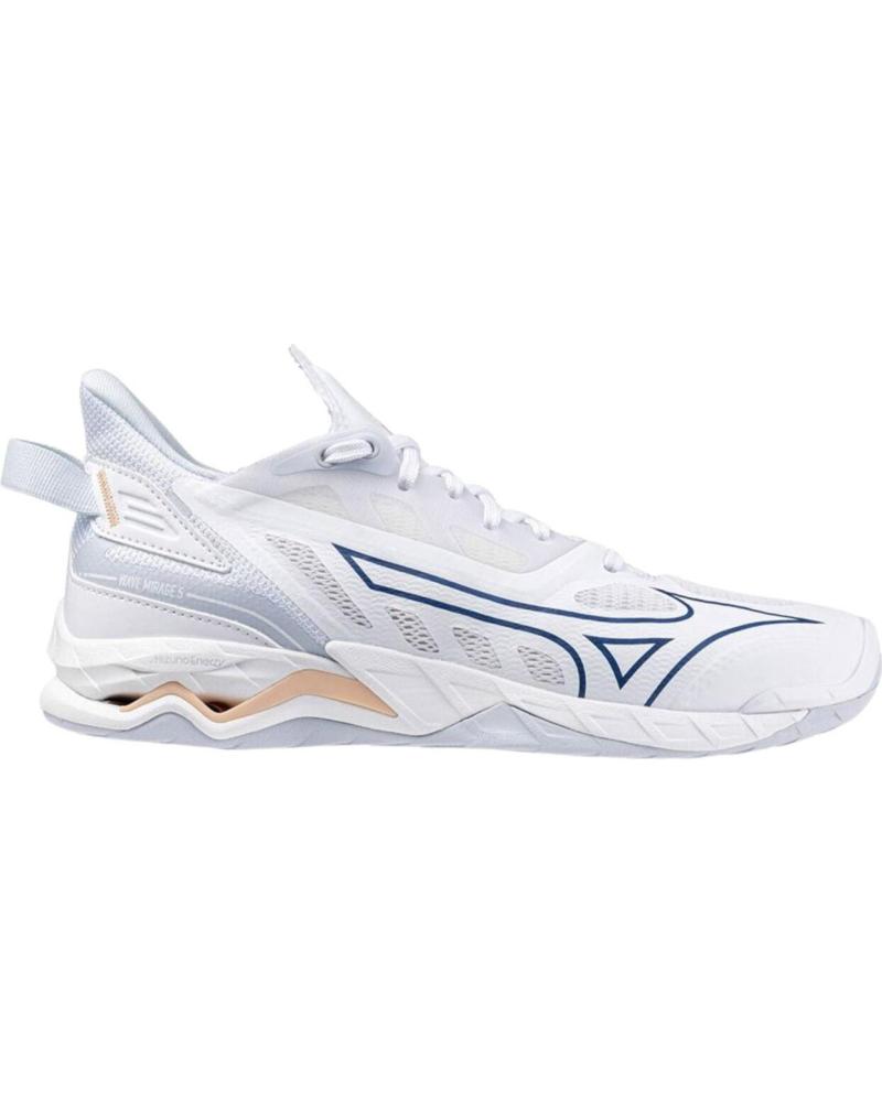 MIZUNO ZAPATILLAS BALONMANO-VOLEY WAVE MIRAGE 5 BLANCO MUJER 100 BLANCO