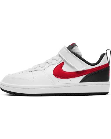 Sneaker für Mädchen und Junge NIKE ZAPATILLAS ROJO COURT BOROUGH LOW 2 BQ5451 BLANCO